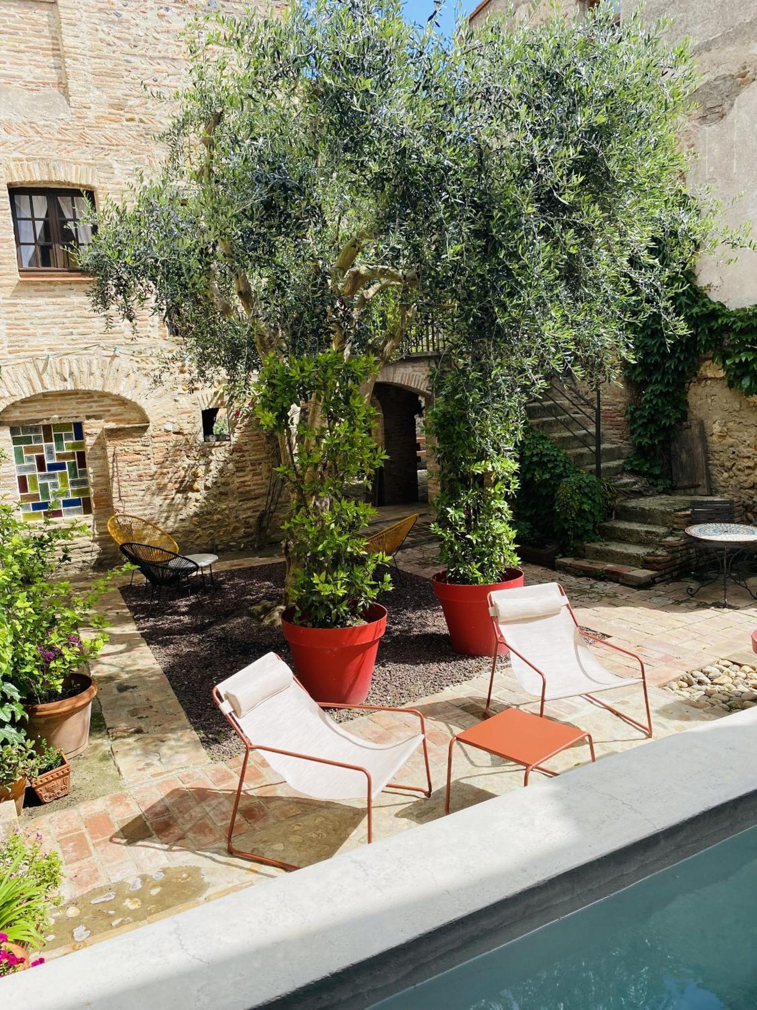 Hotel La Vieille Demeure Torreilles Exterior foto